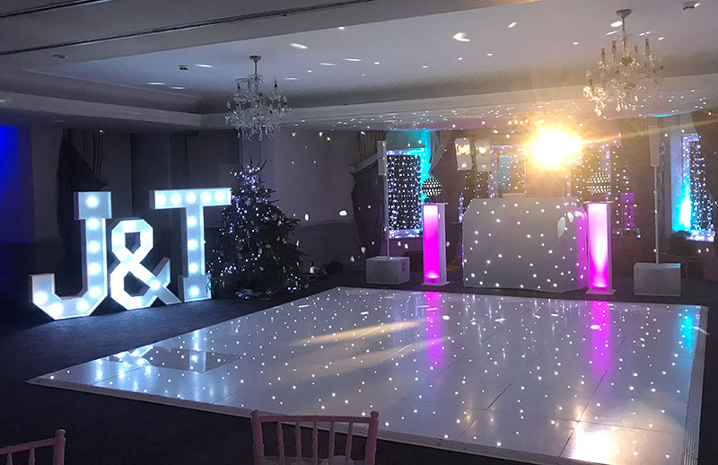 White LED Dance Floor